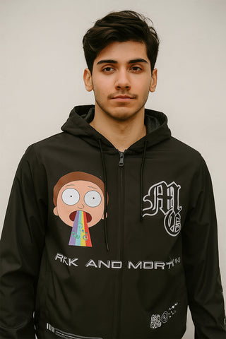 Rick And Morty Taslon Light Weight Jacket