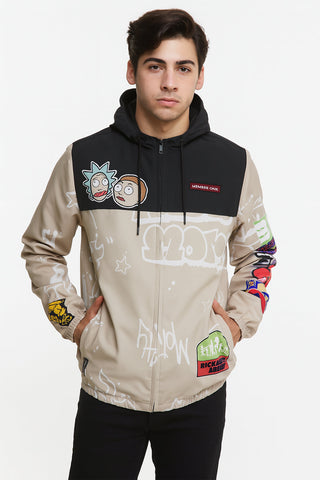 Rick And Morty Light Weight Windbreaker Jacket