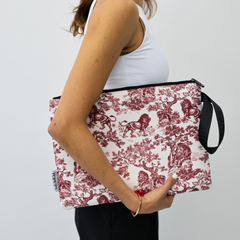 LAPTOP SLEEVE LION TOILE