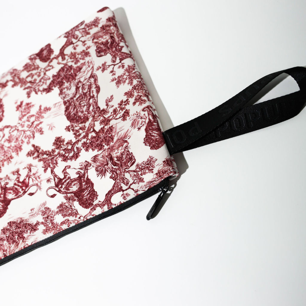  Pop Ups Brand LAPTOP SLEEVE LION TOILE - Default Title - Bonton
