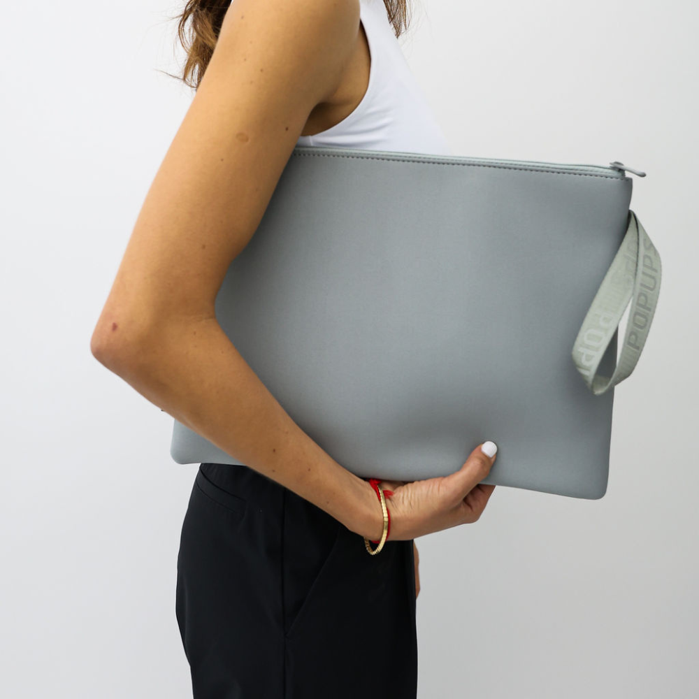  Pop Ups Brand LAPTOP SLEEVE STONE GREY - Default Title - Bonton