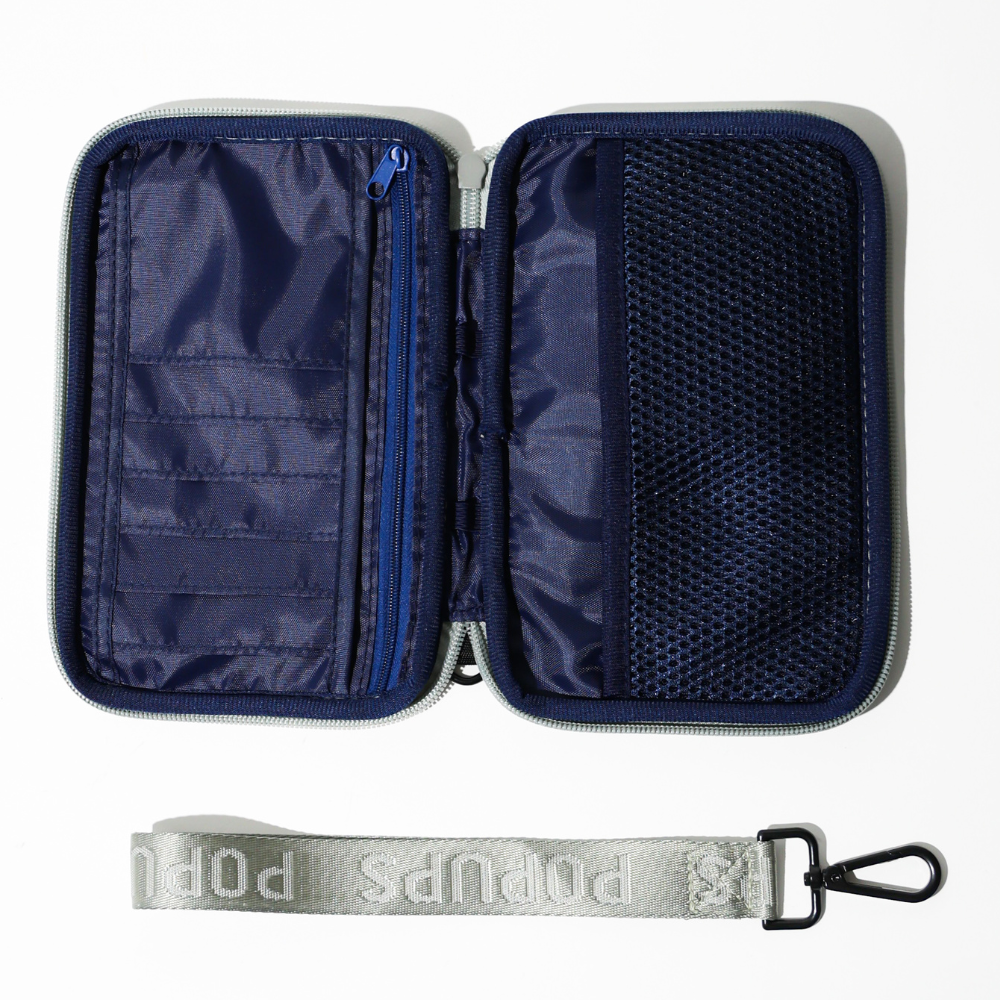  Pop Ups Brand PASSPORT WALLET STONE GREY - Default Title - Bonton