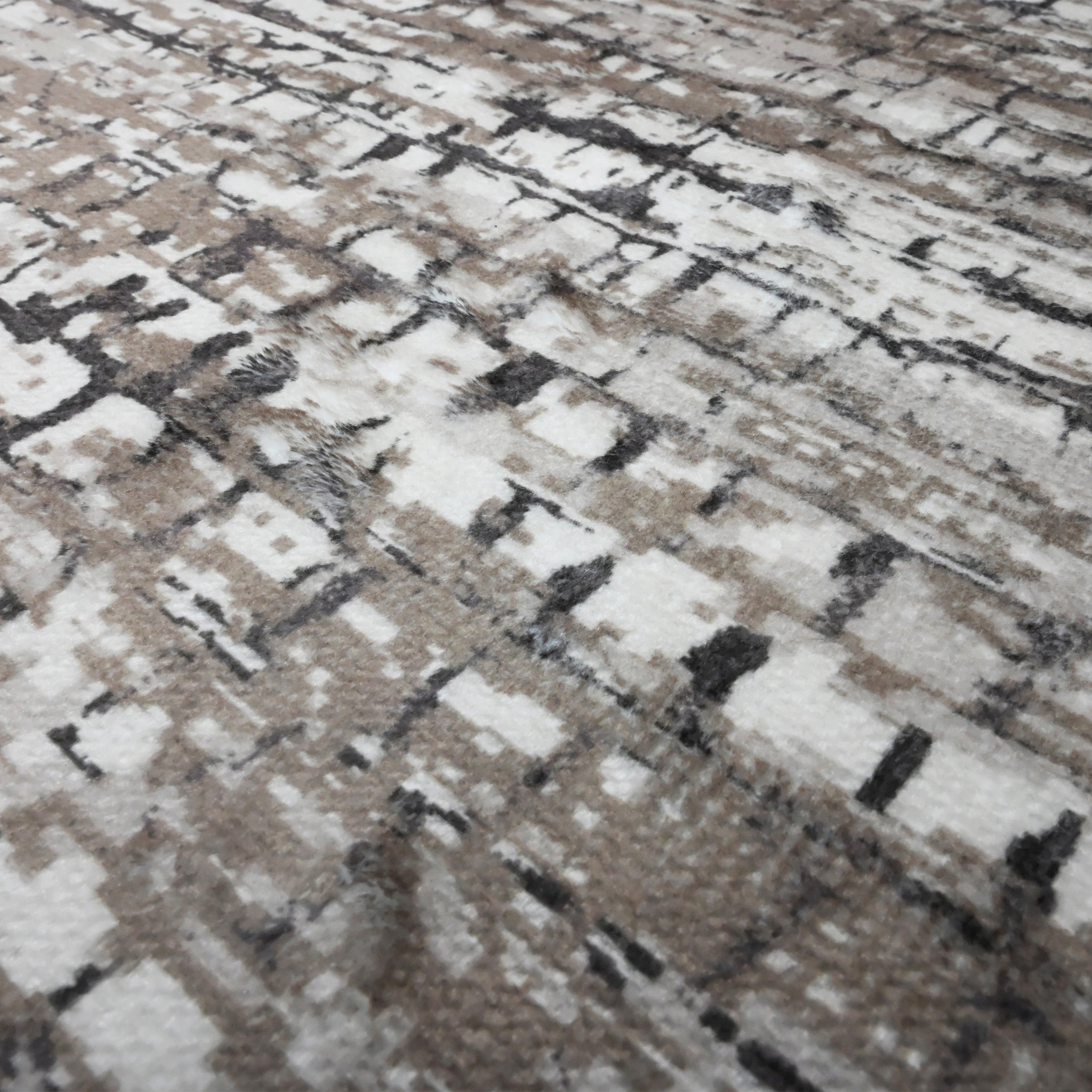  Bibb Home Bibb Home Washable Flannel Printed Area Rug With Latex Back 4x6 Ft - 4x6 ft - Bonton