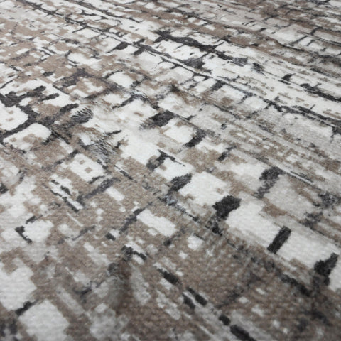 Bibb Home Washable Flannel Printed Area Rug With Latex Back 4x6 Ft