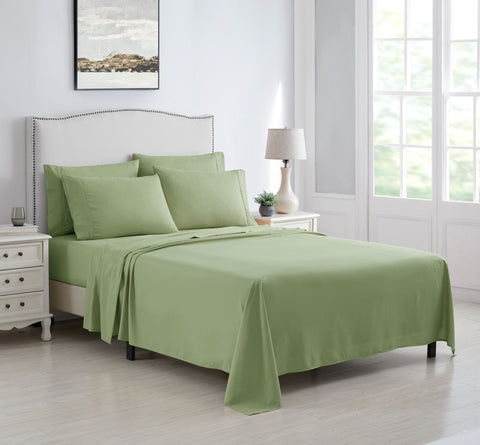 Kathy Ireland 4 Piece Brushed Microfiber Sheet Set