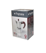 Tognana By Widgeteer Extra Style Aluminum 6-Cup Espresso Moka Pot Silver
