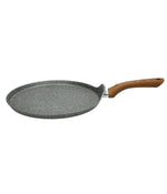 Tognana By Widgeteer Wood & Stone Style Aluminum Nonstick 11" Crepiere Pan Gray