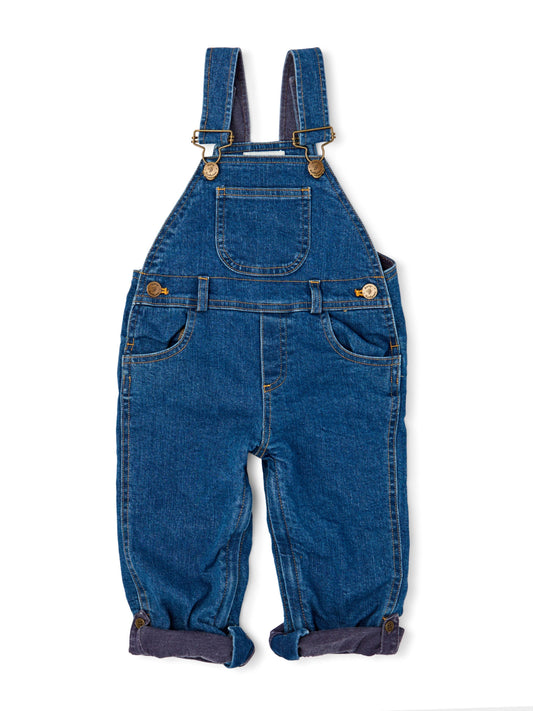 Classic Stonewash Denim Overalls