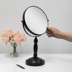 Makeup Mirror with 10X/1X Magnification & Swivel