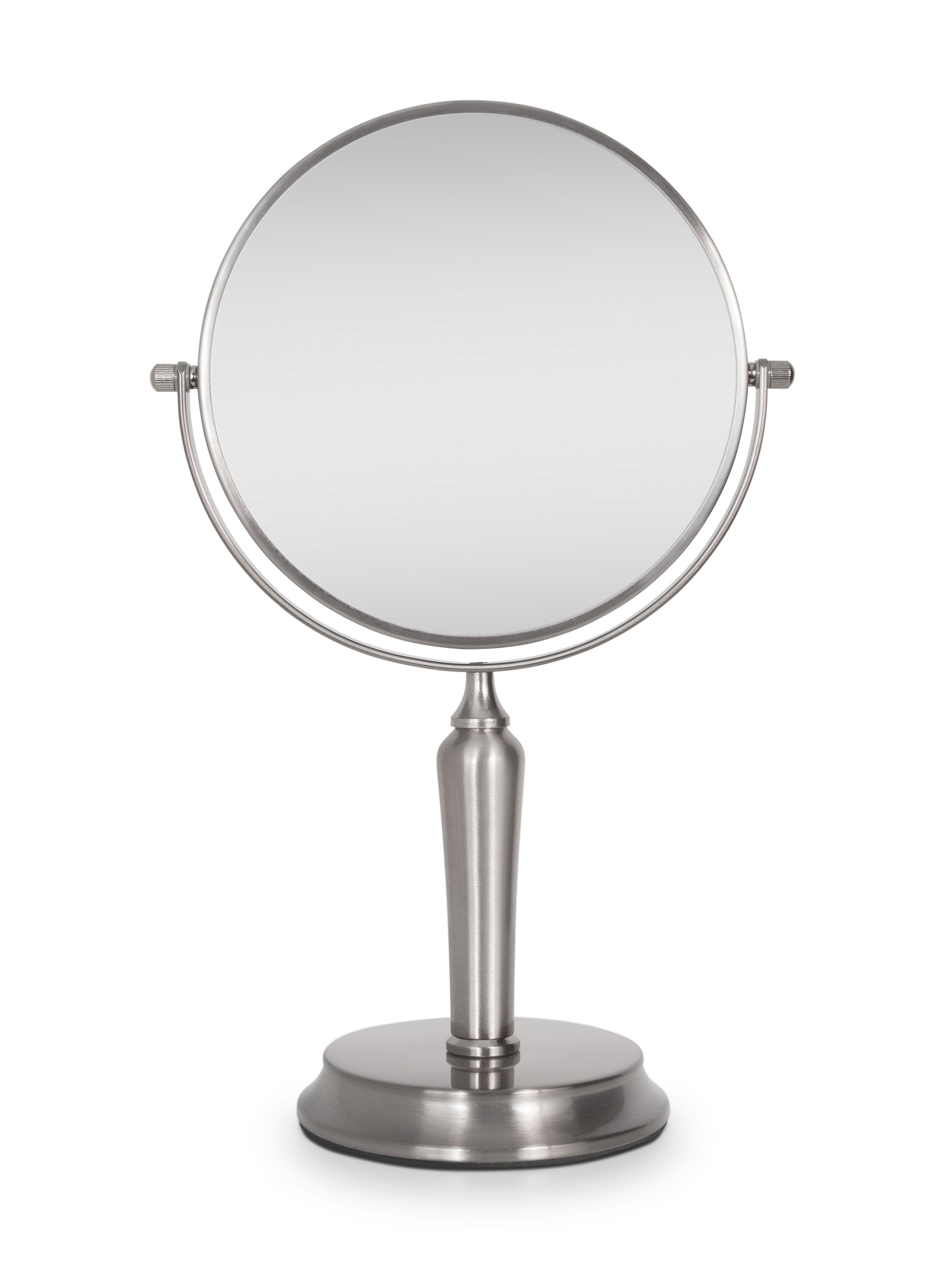  Zadro Anaheim Makeup Mirror with 5X/1X Magnification - Satin Nickel - Bonton