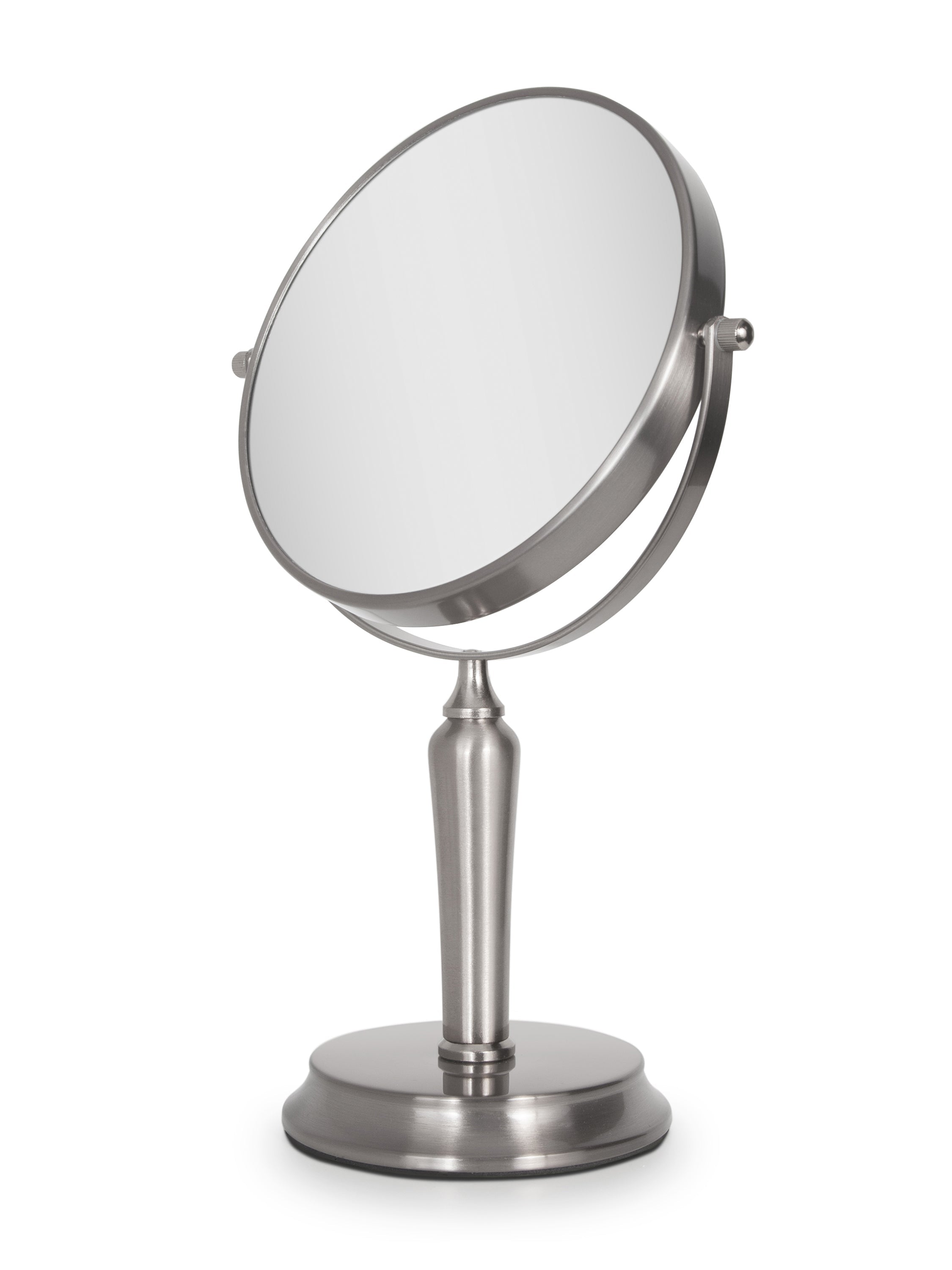  Zadro Anaheim Makeup Mirror with 5X/1X Magnification - Satin Nickel - Bonton