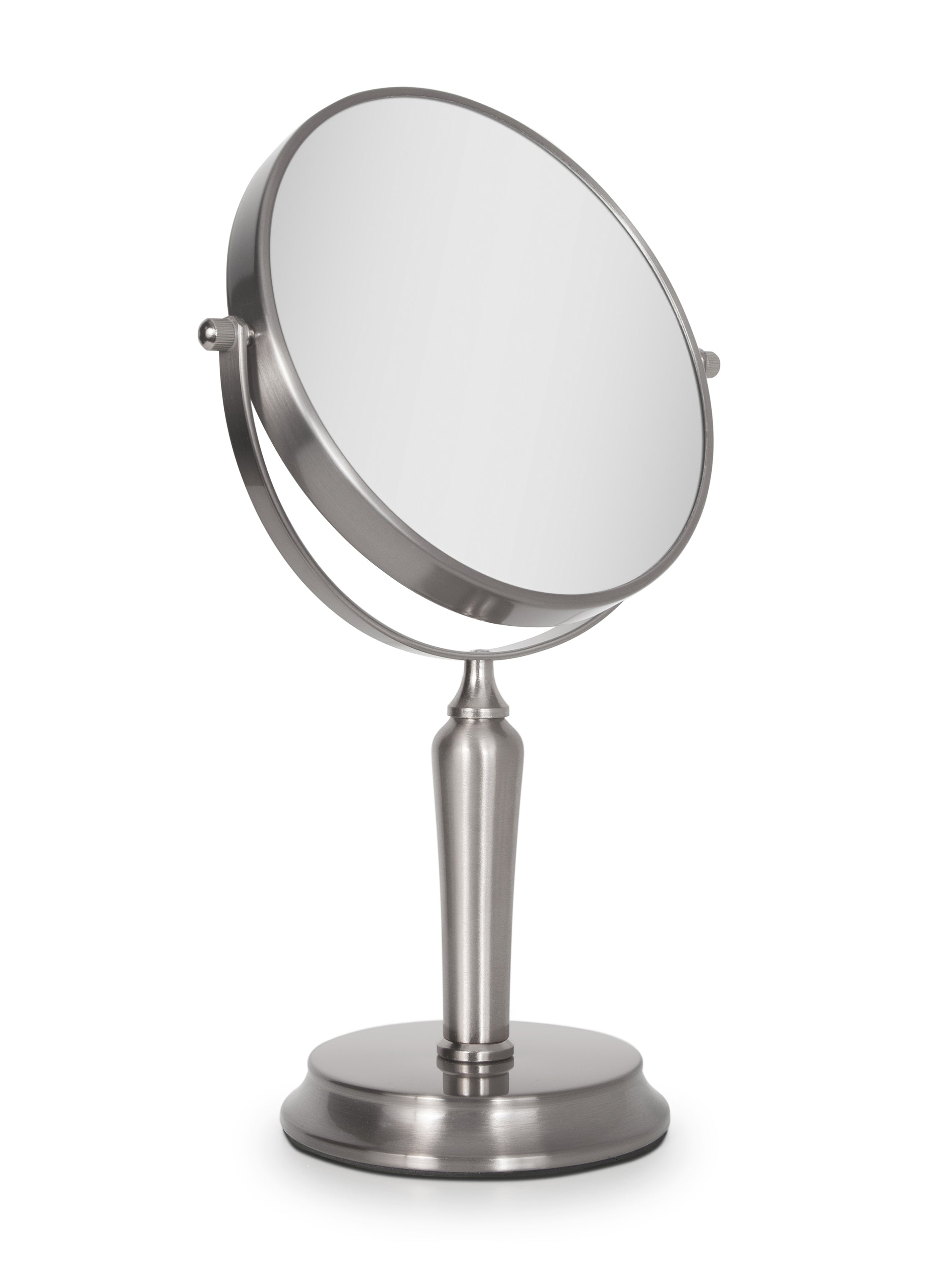  Zadro Anaheim Makeup Mirror with 5X/1X Magnification - Satin Nickel - Bonton