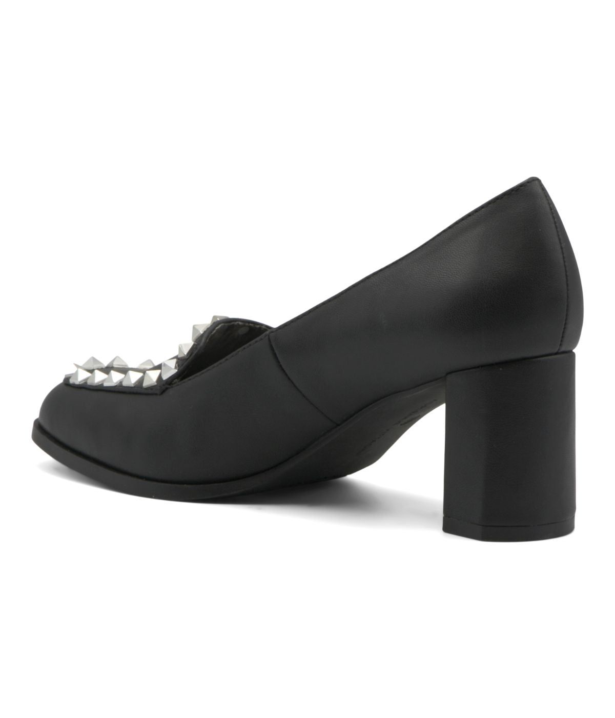  Vanter Block Heel Loafer Black-Sm - Black-Sm - Bonton