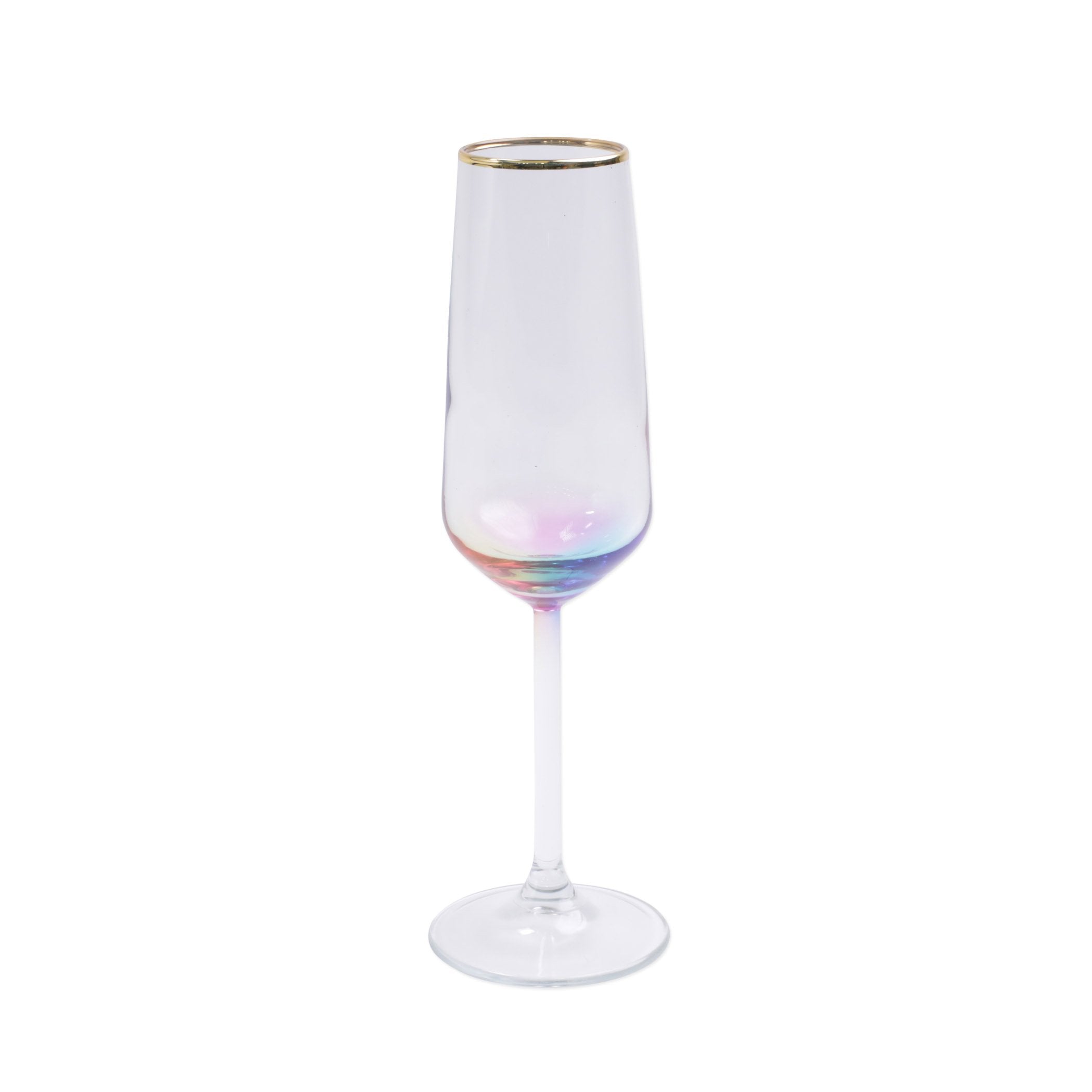  Vietri Rainbow Champagne Flute - Transparent - Bonton