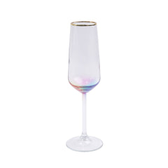 Rainbow Champagne Flute