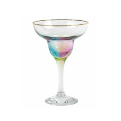 Rainbow Margarita Glass