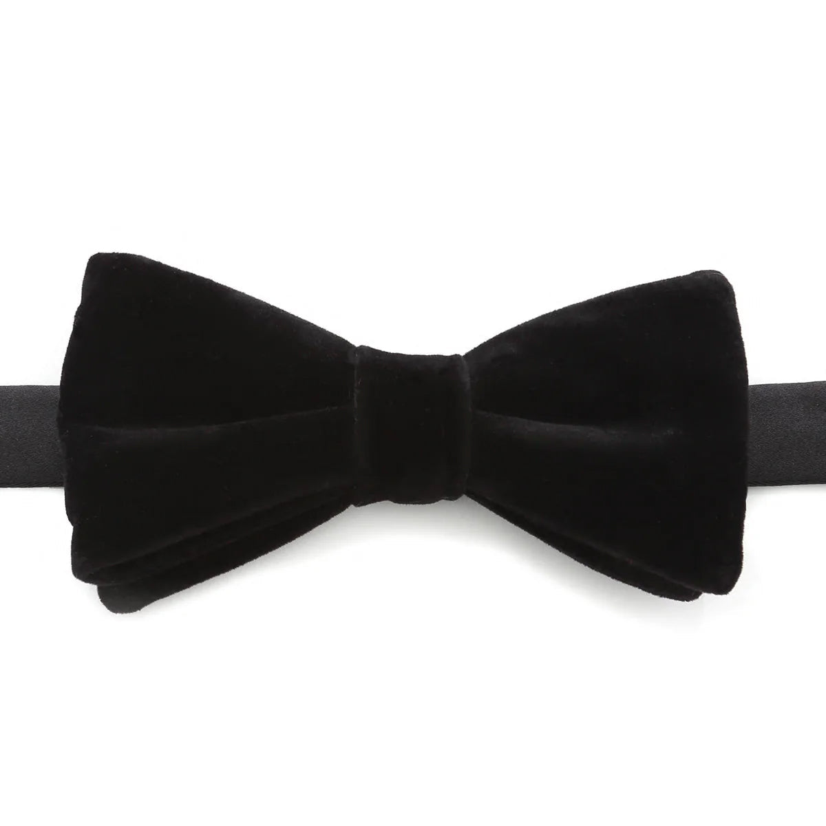  Cufflinks VDP Black Velvet Bow Tie - Default Title - Bonton