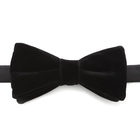 VDP Black Velvet Bow Tie