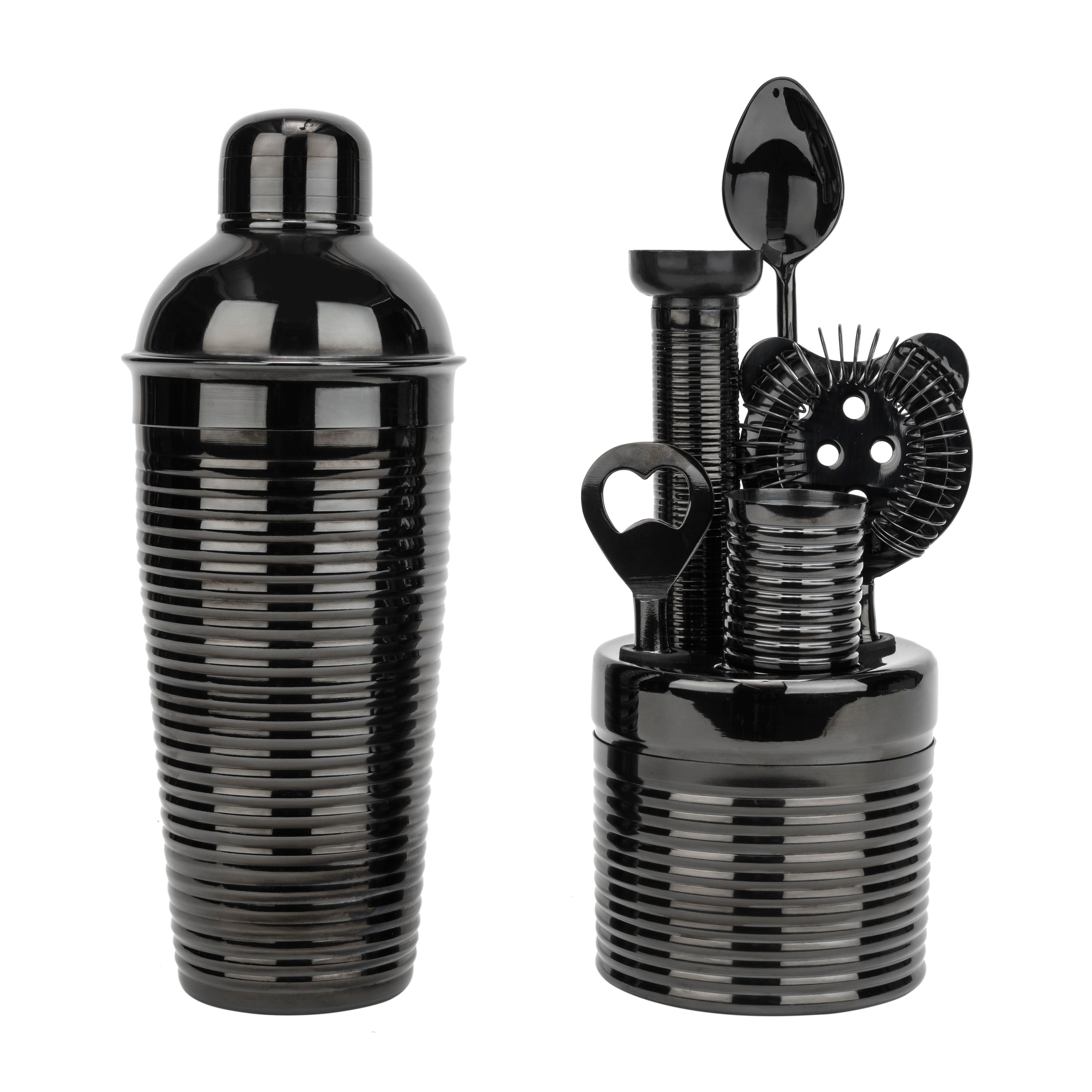  French Home French Home 7-Piece Black Barware Set - Default Title - Bonton