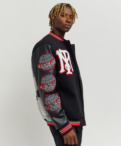 Scarface the World Varsity Jacket - Black