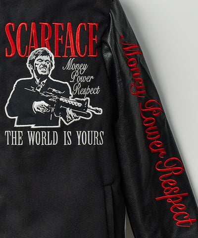 Scarface the World Varsity Jacket - Black