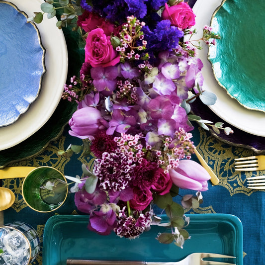 Baroque Glass Salad Plate