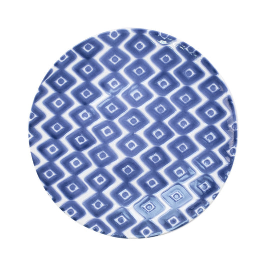 Santorini Diamond Dinner Plate