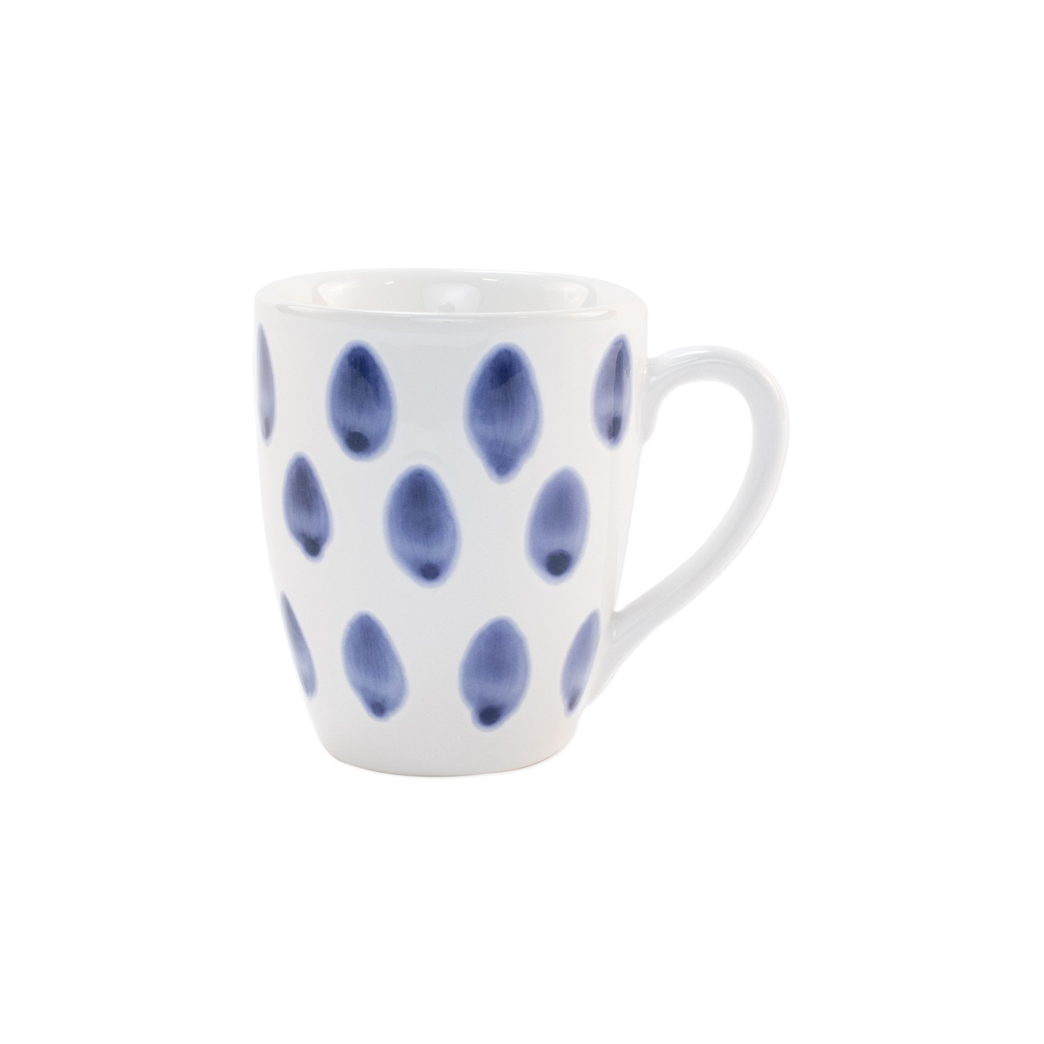  Vietri Santorini Dot Mug - White/Blue - Bonton