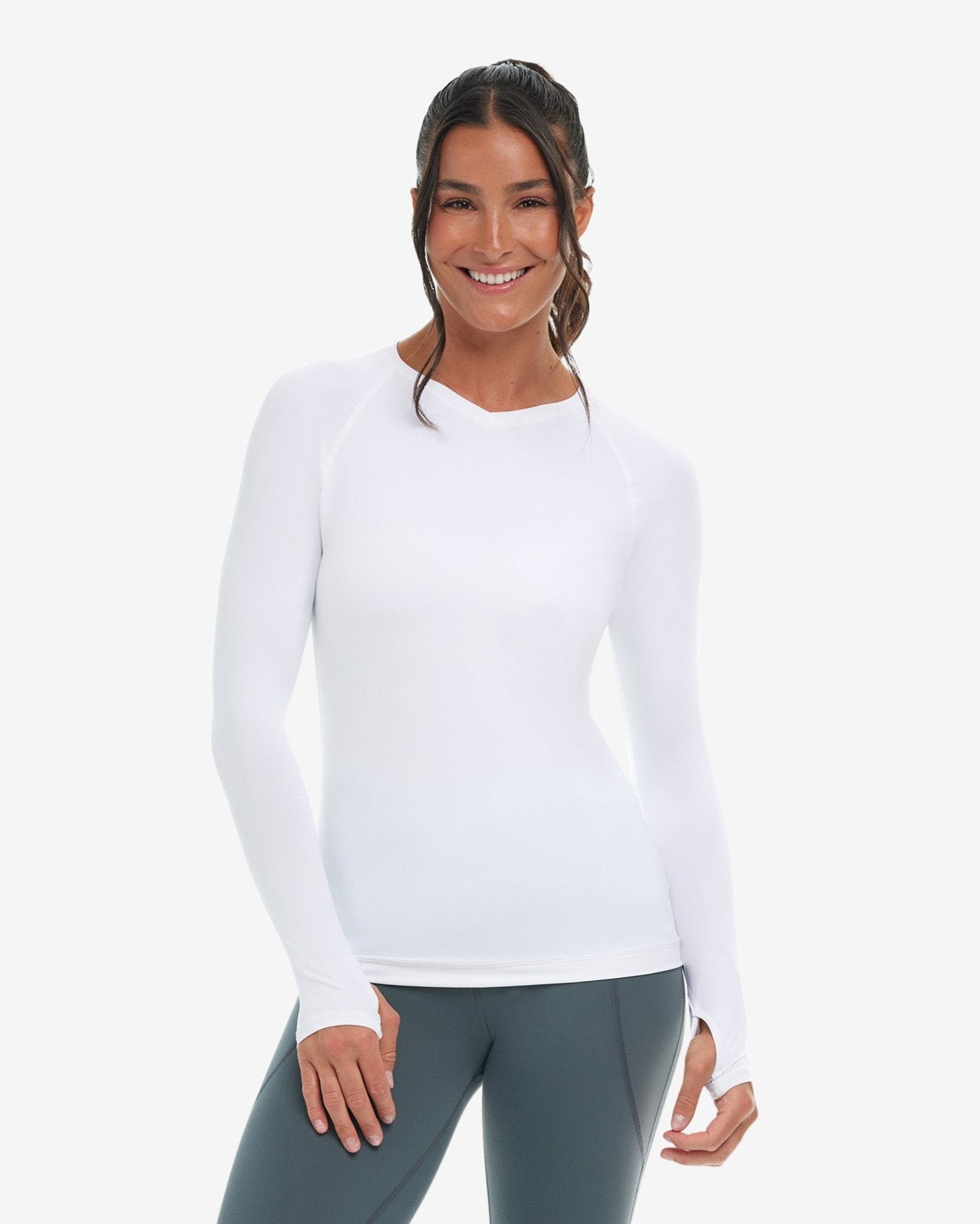  BloqUV WOMEN'S ACTIVE V-NECK (2002) - Black - Bonton
