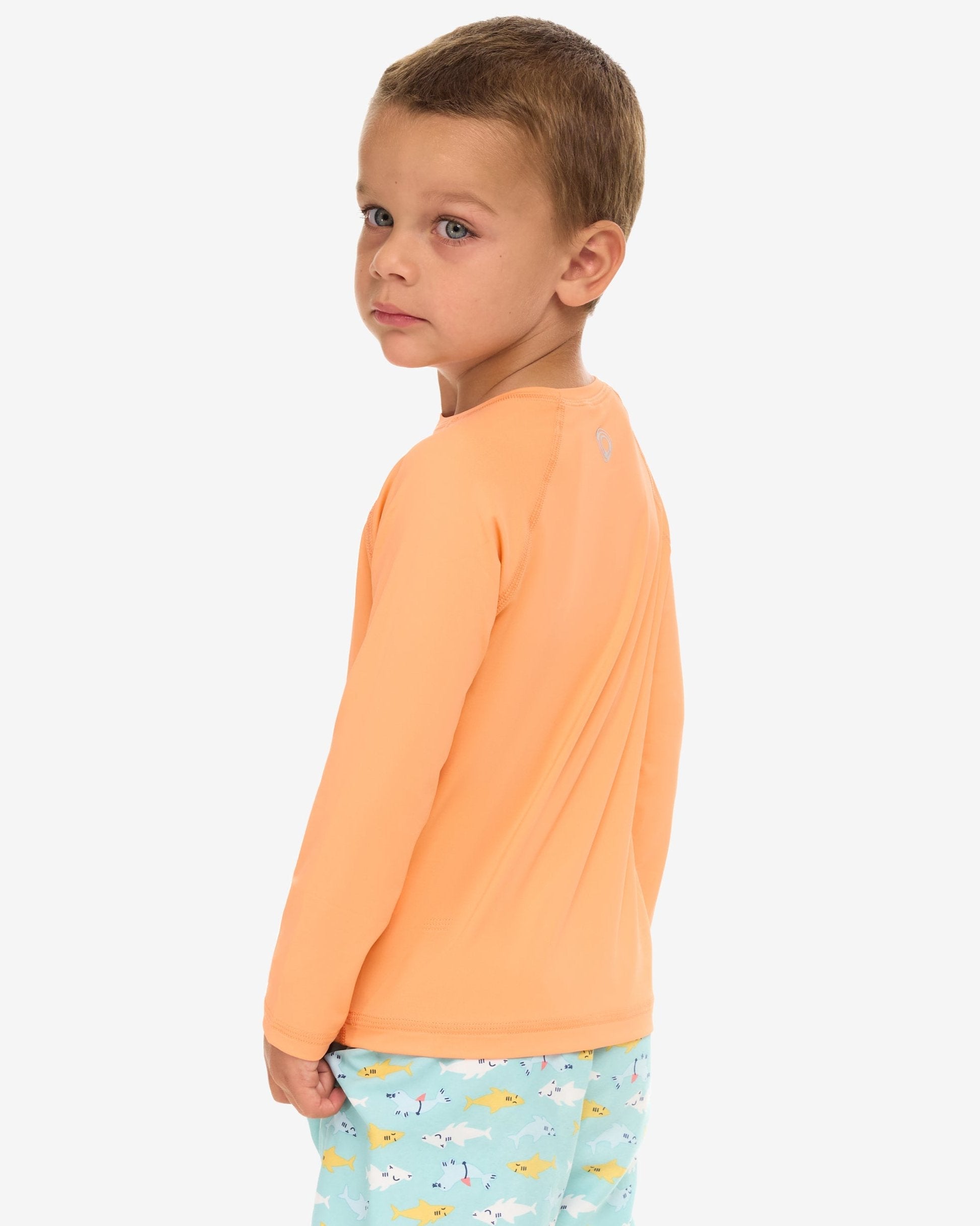  BloqUV TODDLER'S CREW NECK TOP (1005T) - Caribbean Blue - Bonton