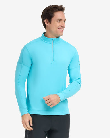 MEN'S MOCK ZIP TOP (12001)