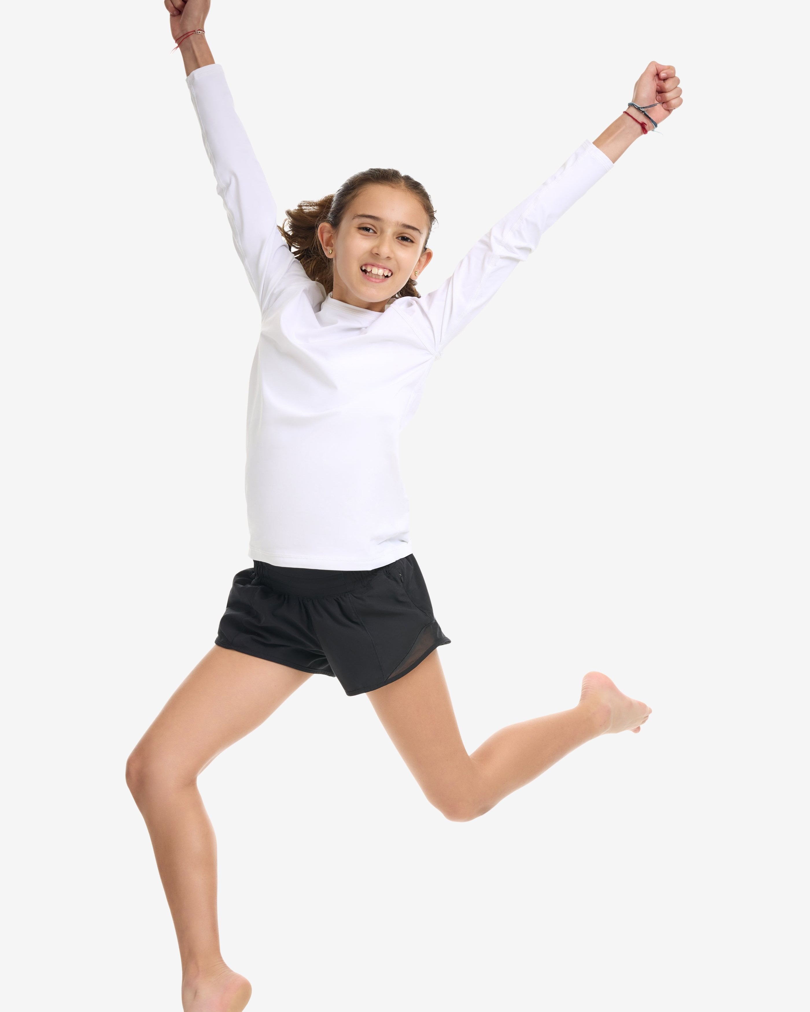  BloqUV KID'S CREW NECK TOP (1005K) - Caribbean Blue - Bonton
