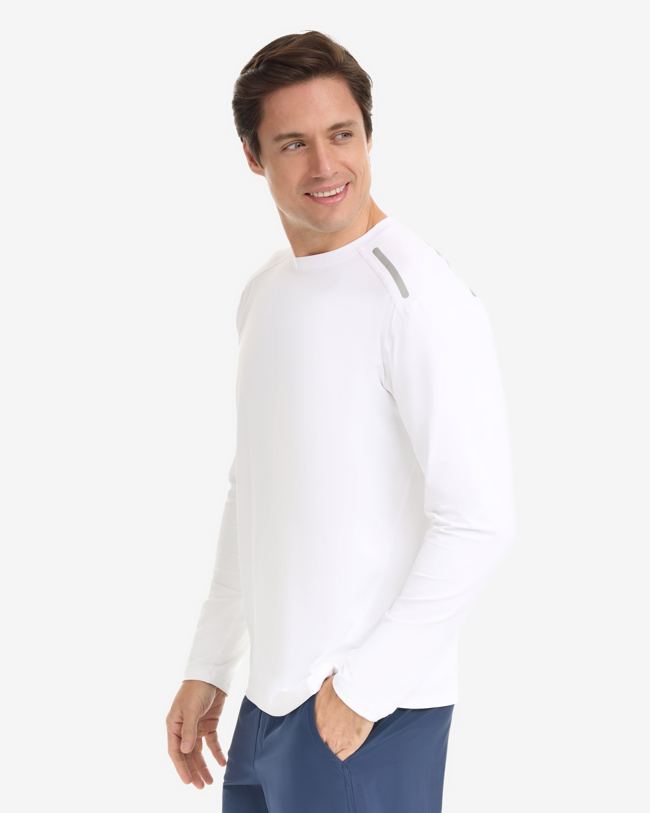  BloqUV MEN'S LONG SLEEVE JET TEE (12002) - Black - Bonton