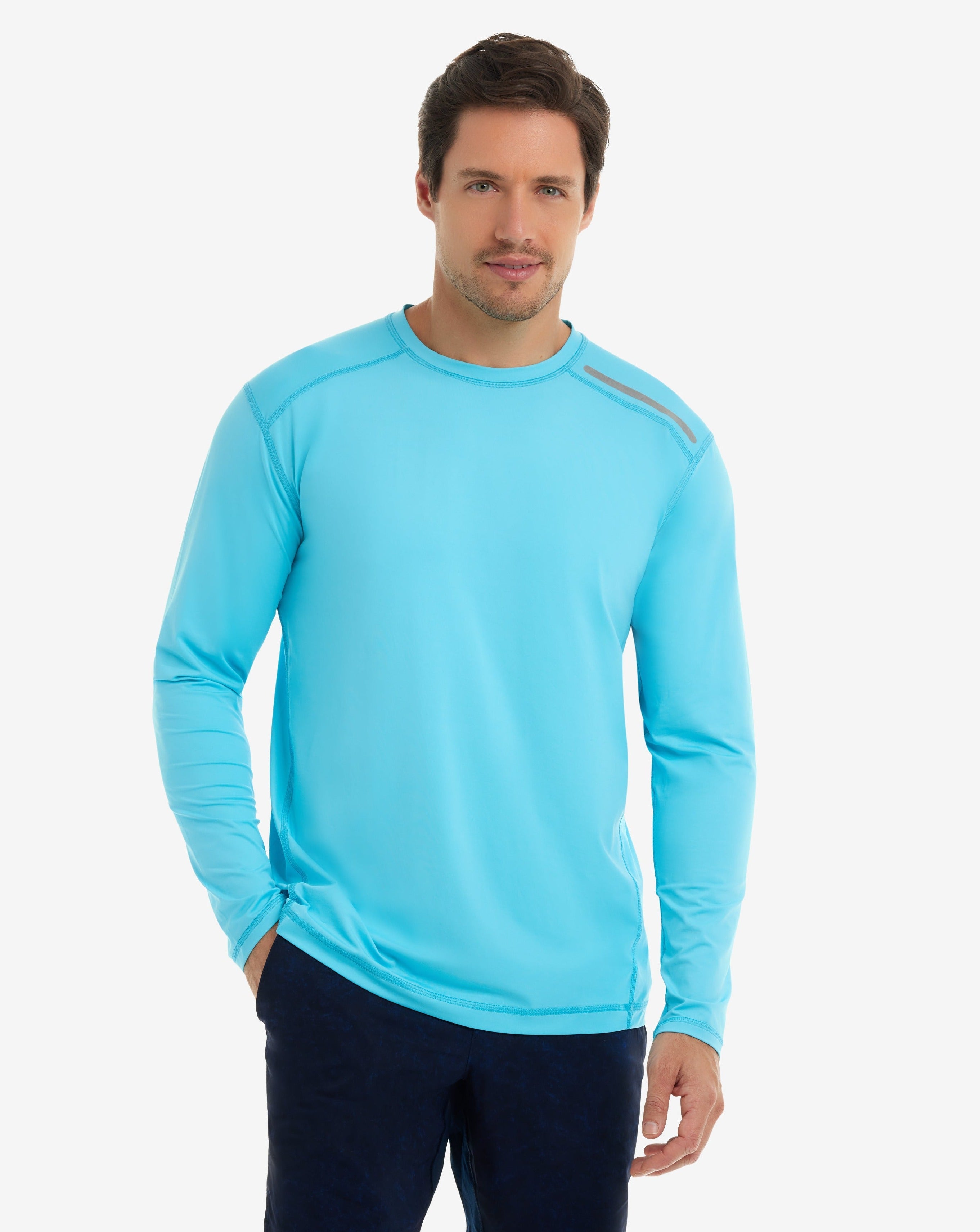 BloqUV MEN'S LONG SLEEVE JET TEE (12002) - Black - Bonton