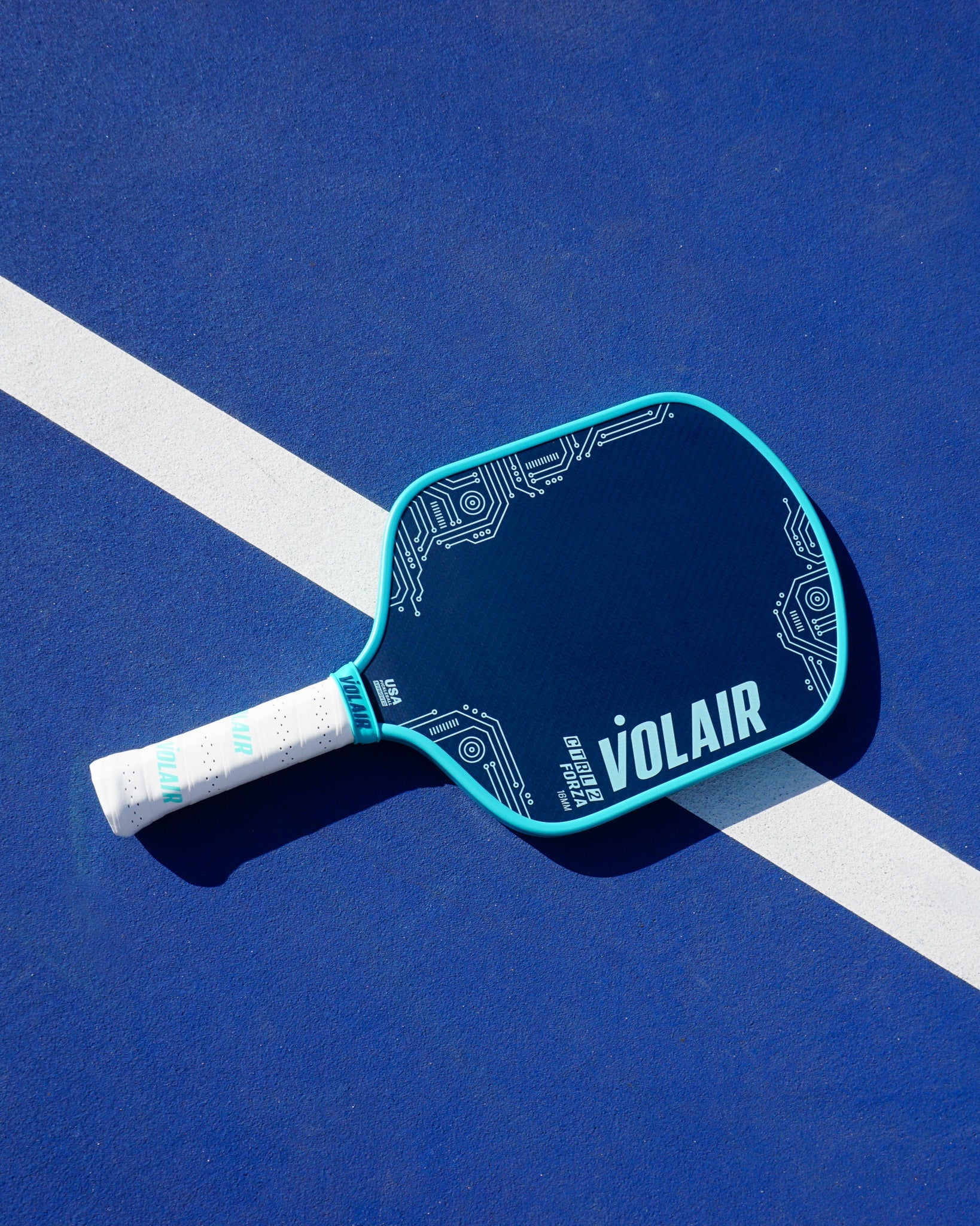  Volair Pickleball CTRL 2 Forza 16mm Pickleball Paddle by Volair Pickleball - Blue - Bonton