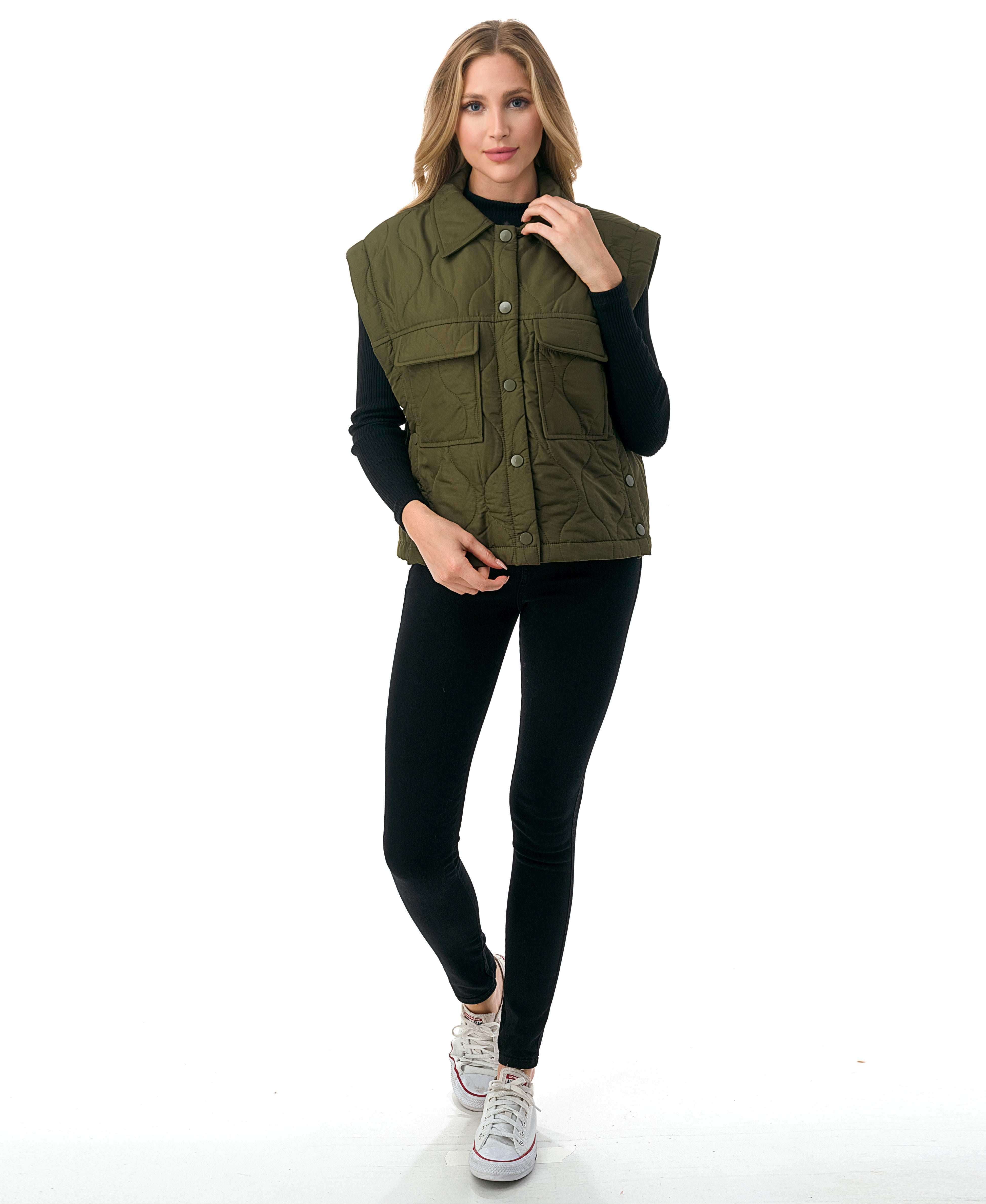  Marcus Adler The Sawyer Vest - OLIVE - Bonton