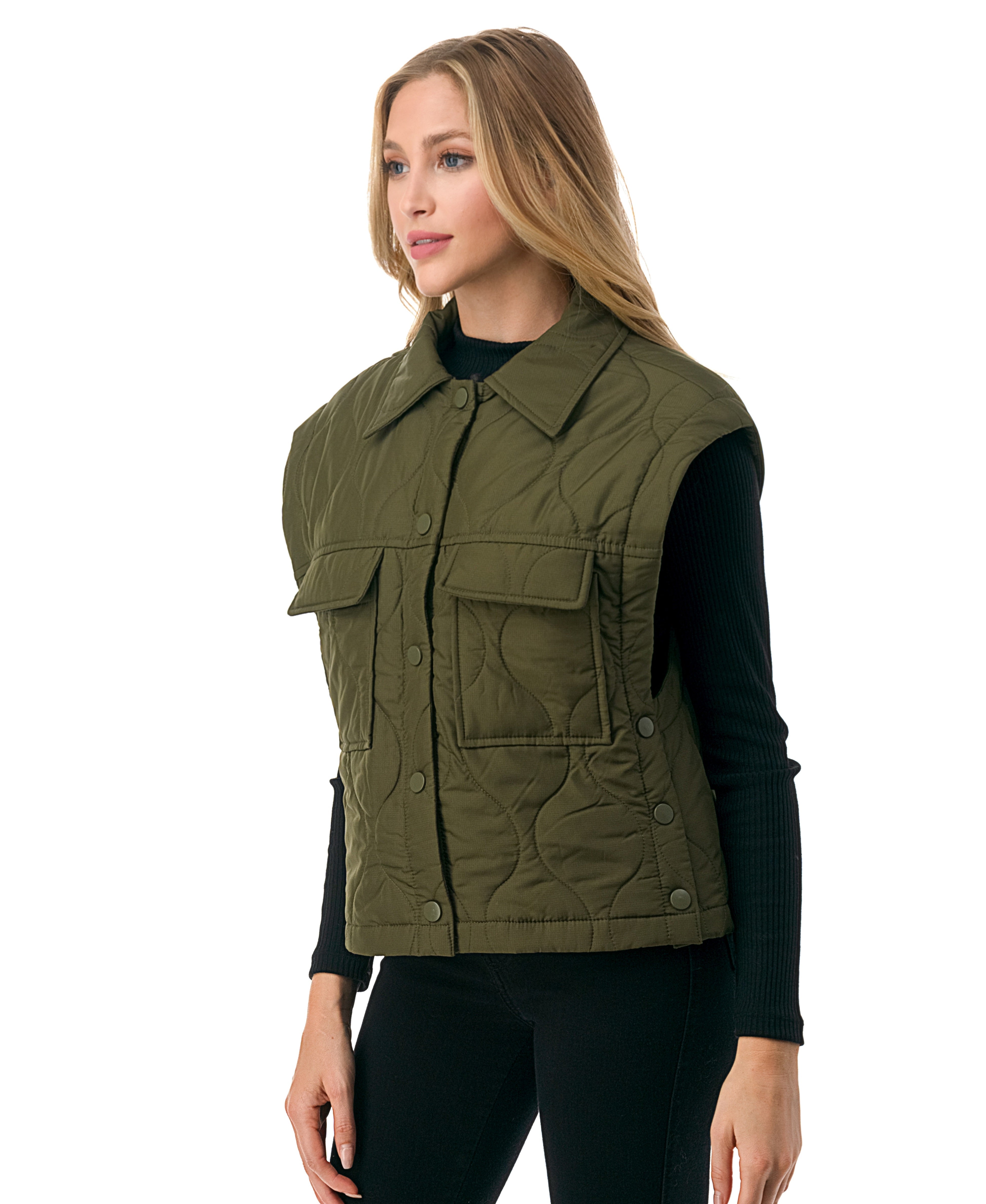  Marcus Adler The Sawyer Vest - OLIVE - Bonton