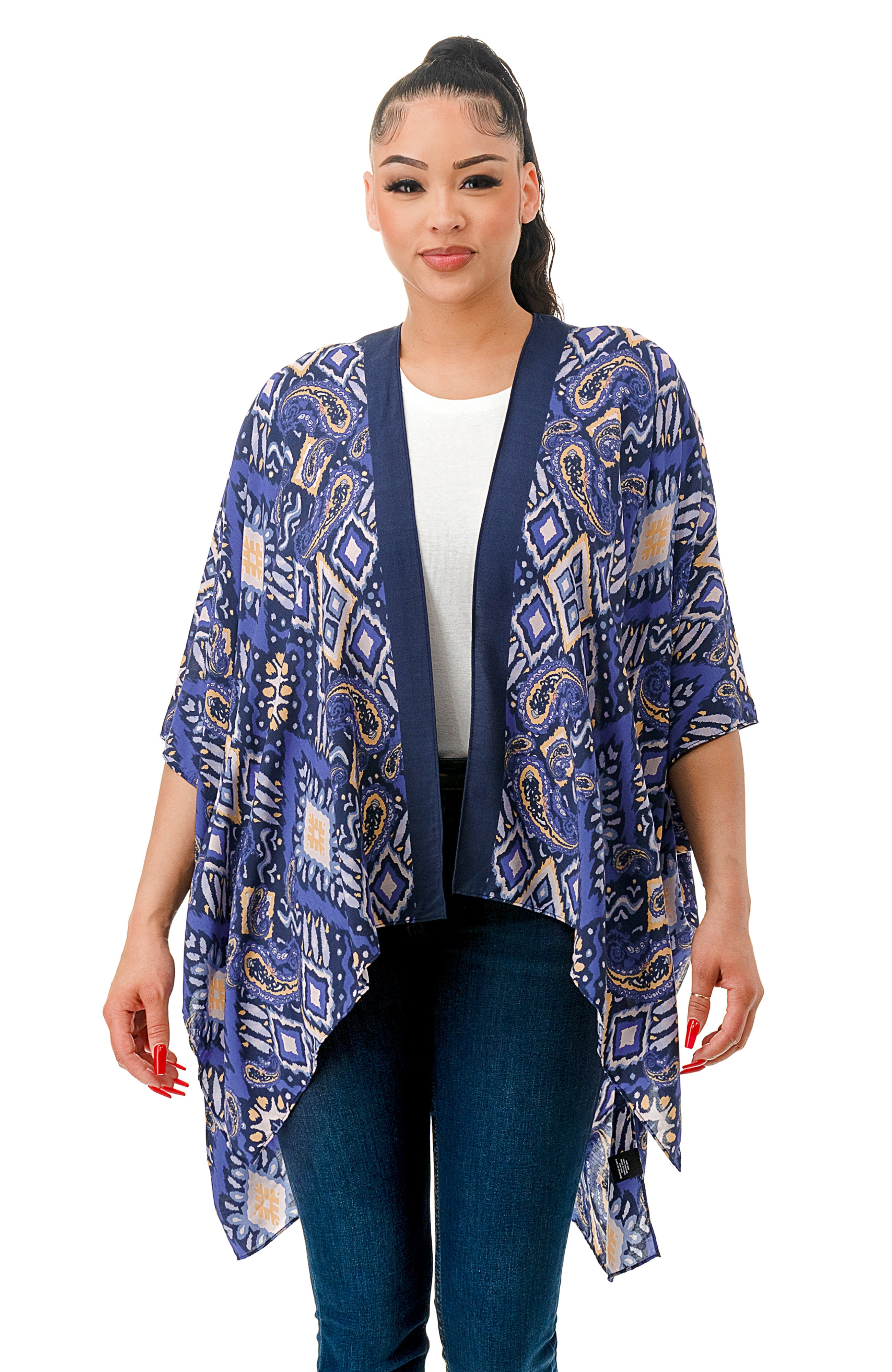  Marcus Adler The Maureen Kimono - BLUE - Bonton