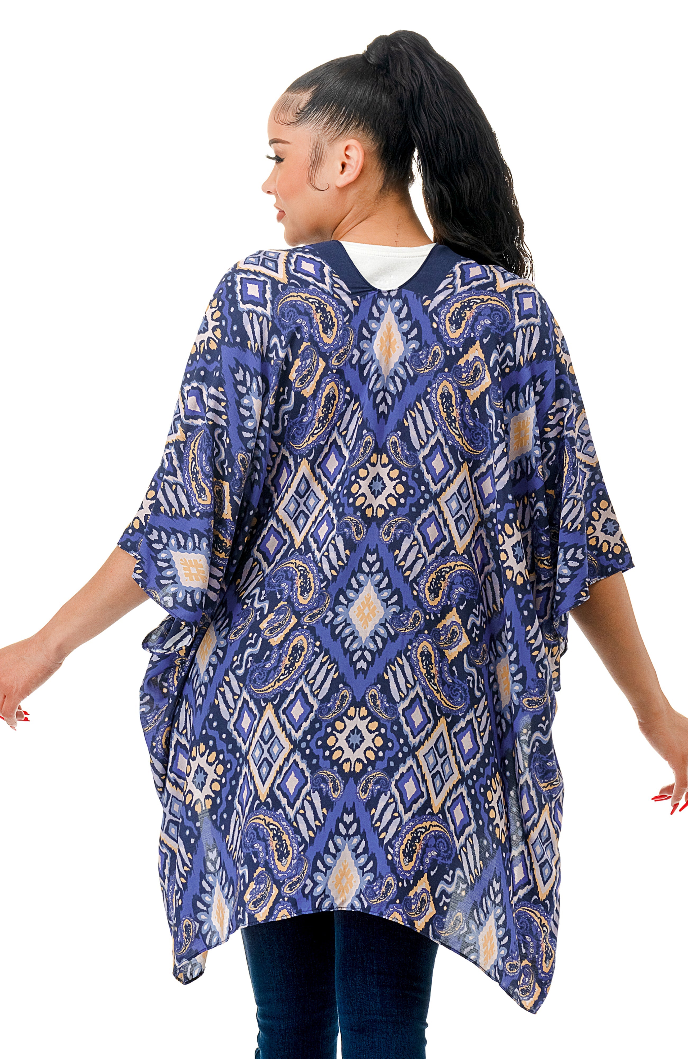  Marcus Adler The Maureen Kimono - BLUE - Bonton