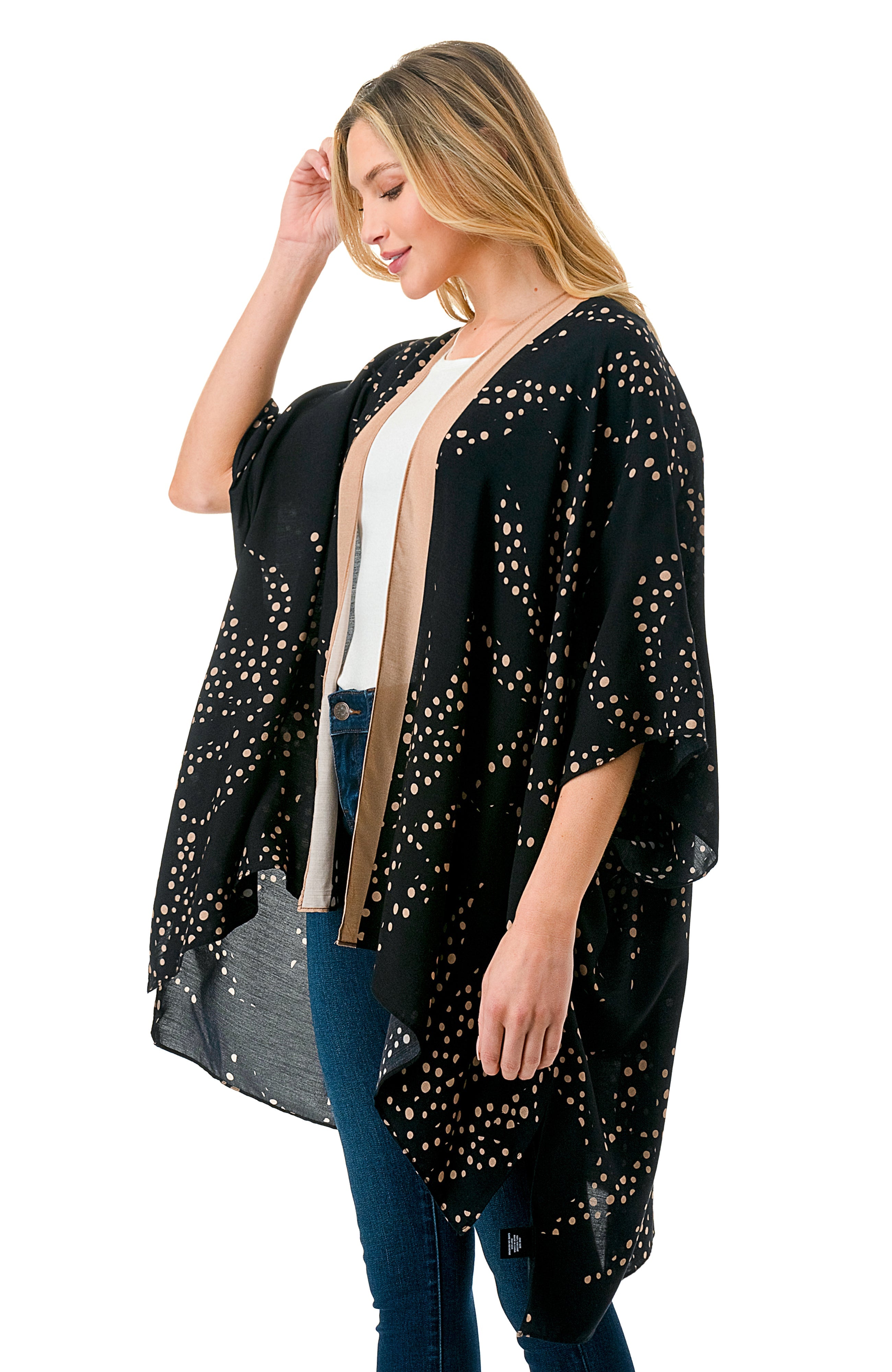  Marcus Adler The Carol Kimono - BLACK - Bonton