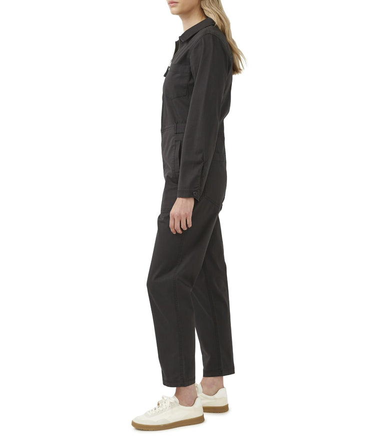 Yuna Long Sleeves Utility Jumpsuit Grey