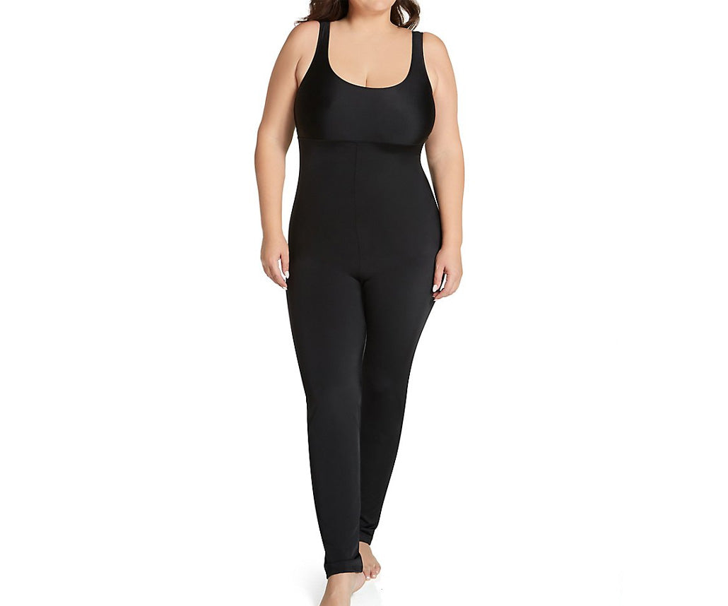  InstantFigure InstantFigure Pant Bodysuit Plus Size Shapewear WB40231C - Black - Bonton