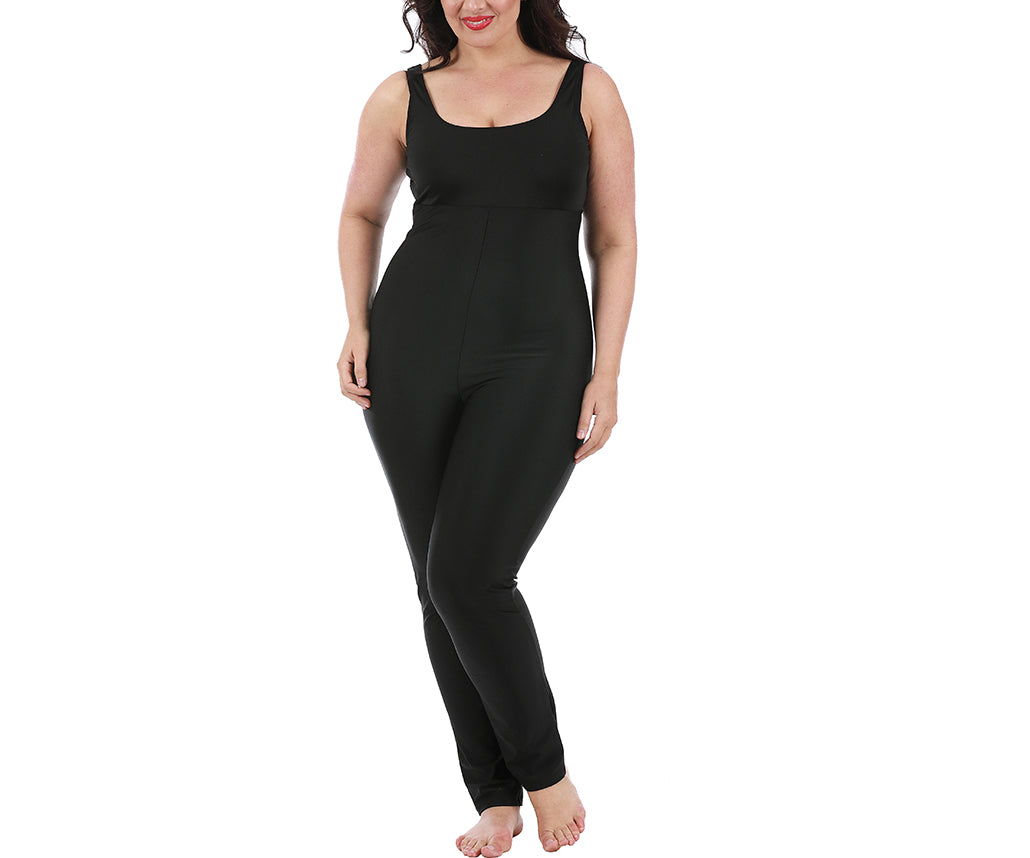  InstantFigure InstantFigure Pant Bodysuit Plus Size Shapewear WB40231C - Black - Bonton