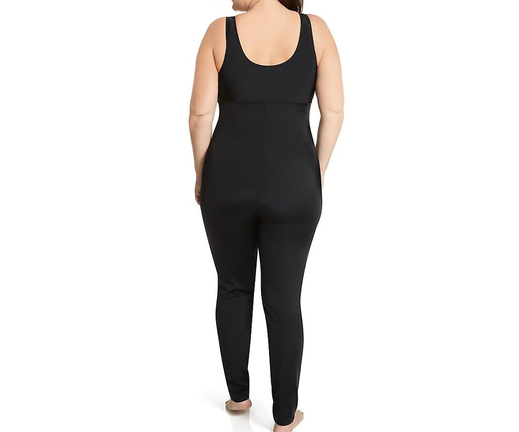  InstantFigure InstantFigure Pant Bodysuit Plus Size Shapewear WB40231C - Black - Bonton