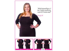 InstantFigure Shapewear Plus Size Hi-Waist Slimming Panty WPY019C