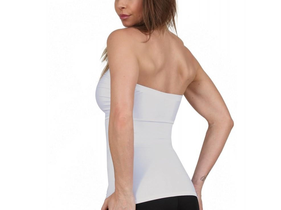 InstantFigure InstantFigure Strapless Bandeau Top WBT035 - Black - Bonton
