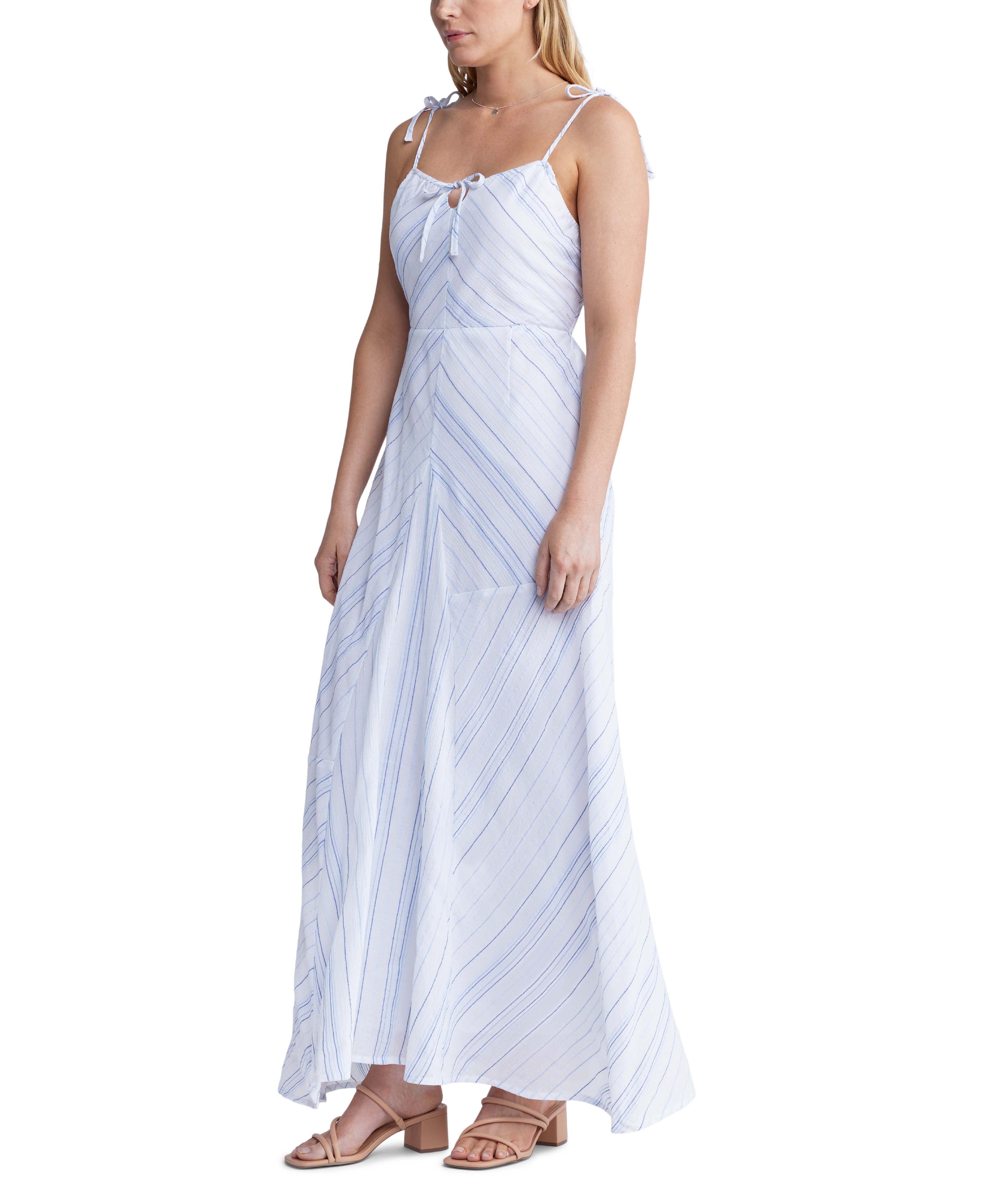  Buffalo David Bitton Floriane Maxi Dress - White - Bonton