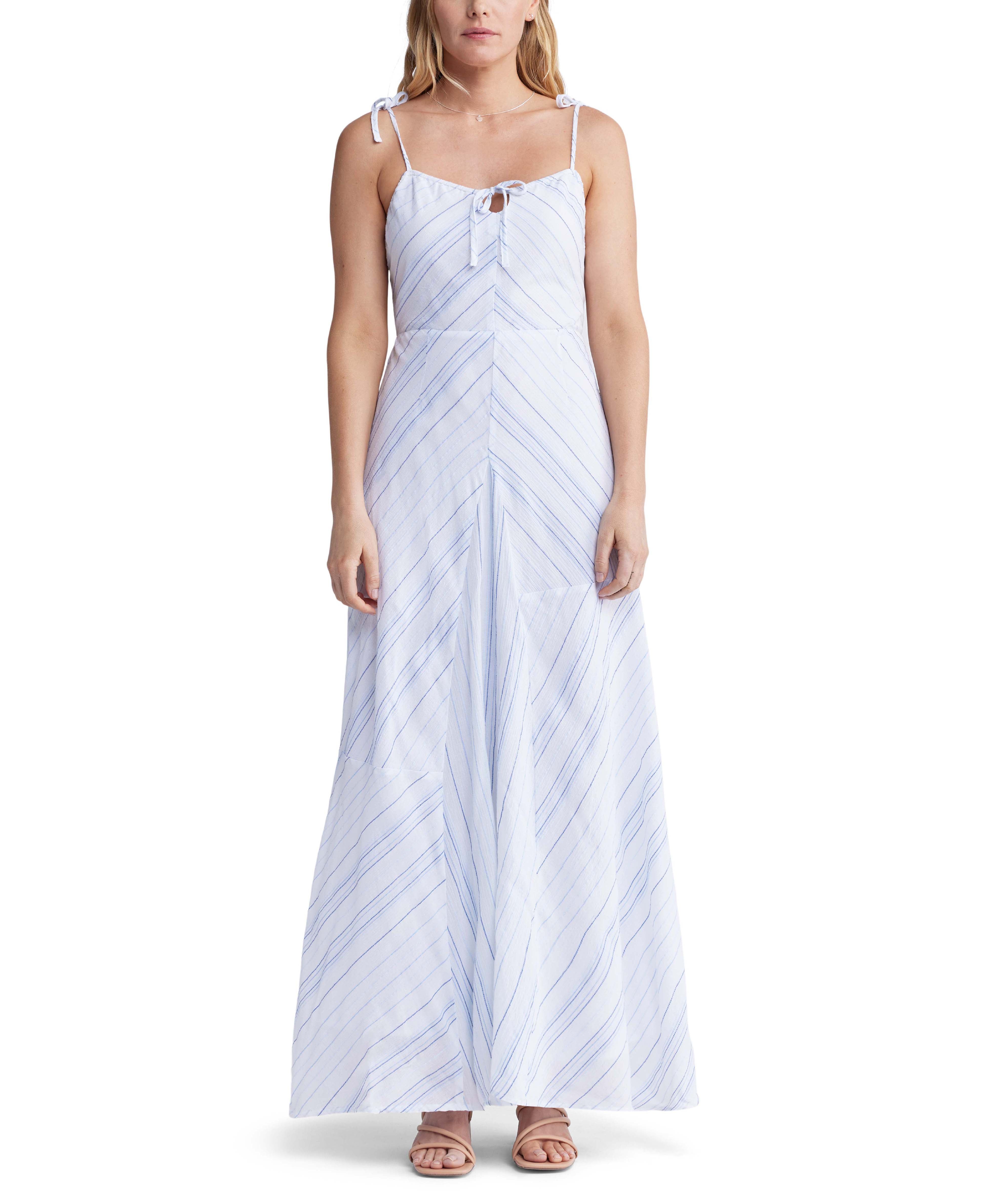  Buffalo David Bitton Floriane Maxi Dress - White - Bonton