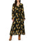 Angelique V-Neck Bell Sleeve Dress Victorian Floral