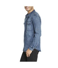 Men's Brooklyn Laundry Long Sleeve Stretch Denim Shirt 3